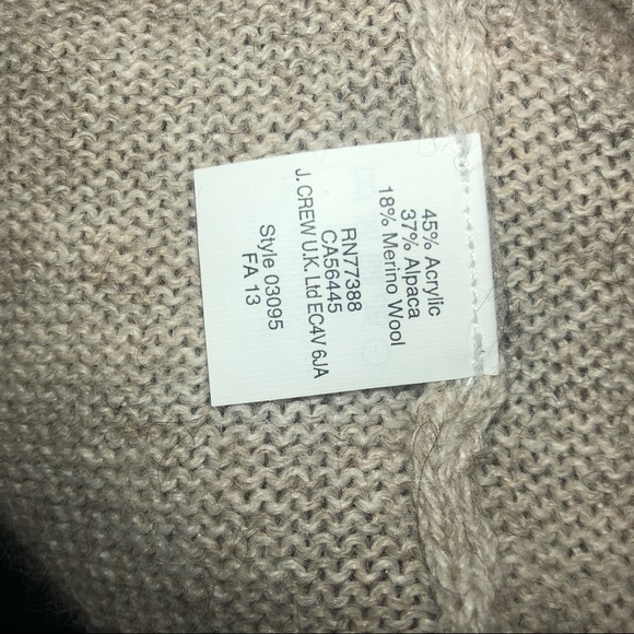 J. Crew jeweled sweater tee alpaca merino wool s76 - Picture 8 of 8